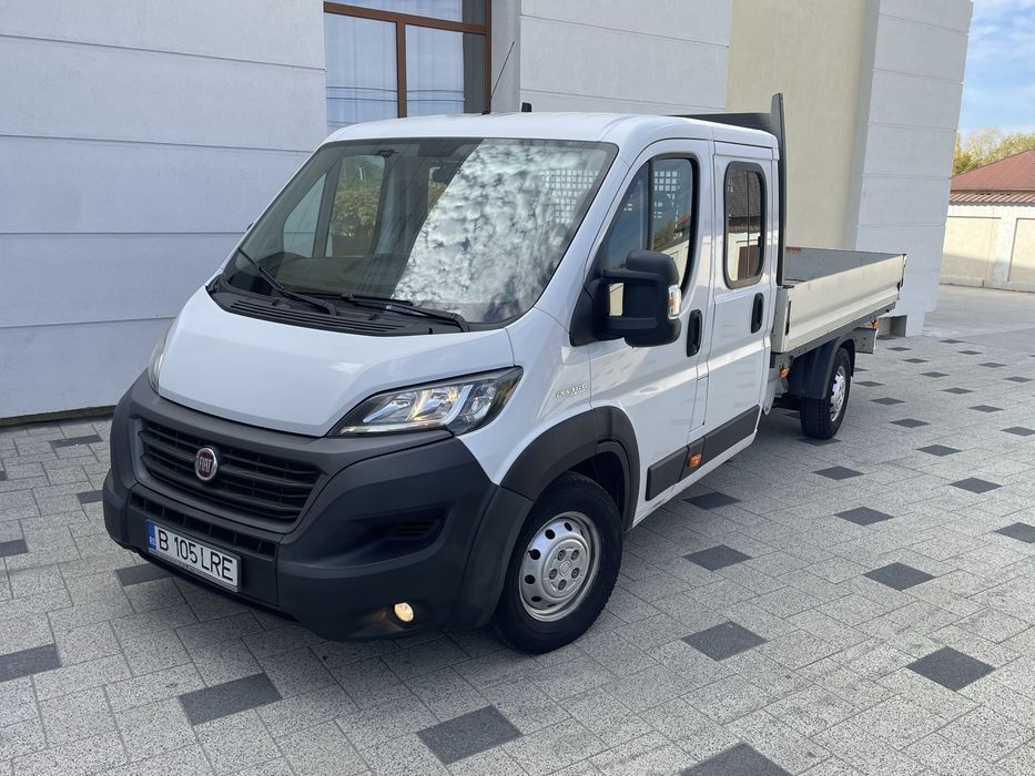 Fiat Ducato Maxi 7 Locuri Cabina dubla cu bena mare maxi