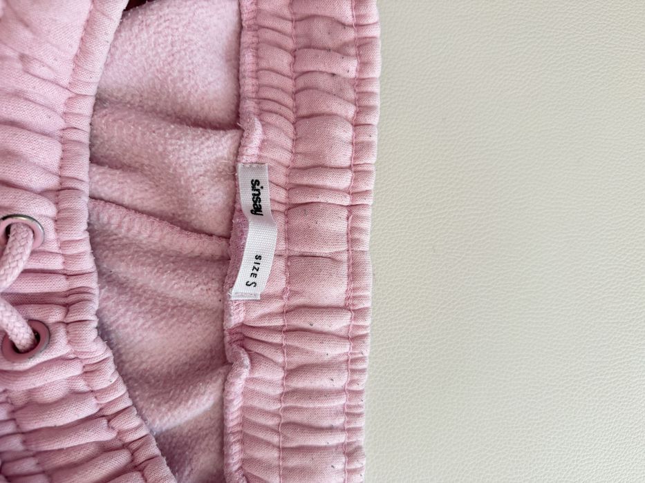 Дамски розов панталон-анцуг