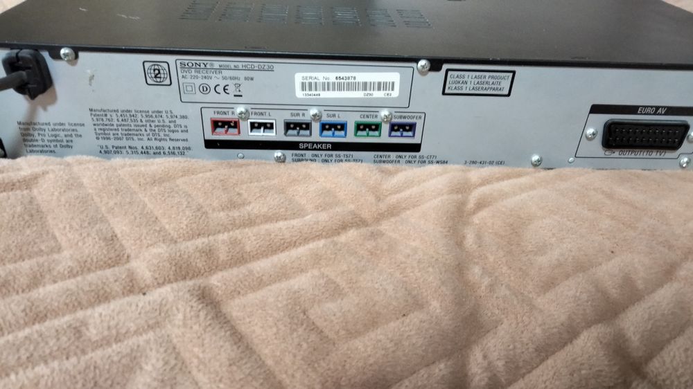 Deck Teac V-370, Cd player Kenwood DPF-1010, DVD Sony cu amplificator