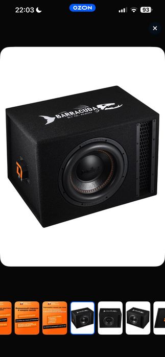 Автомобильный сабвуфер пассивный DL Audio Barracuda 12 Mesh Port