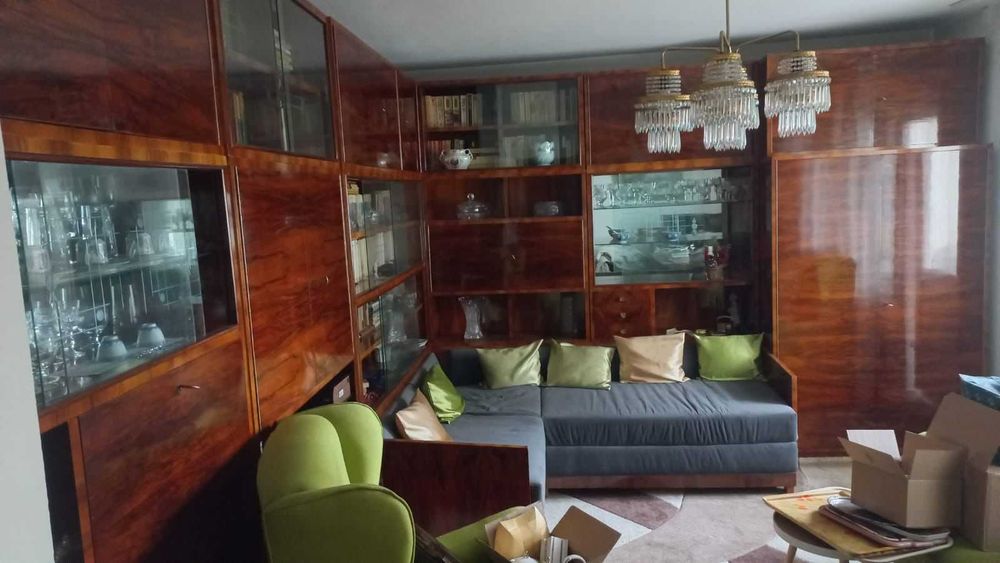 Set complet din lemn cu coltar/ Mobilier sufragerie