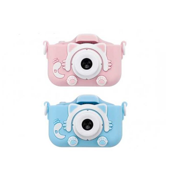 Детски фотоапарат с кейс Mercado Trade, фото с калъфче, розов или син