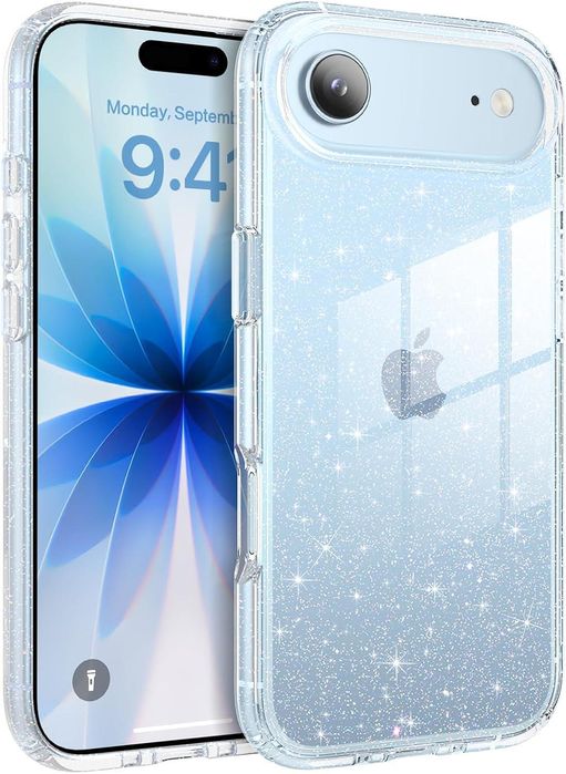 Блестящ кейс glitter case за apple iphone 17 air