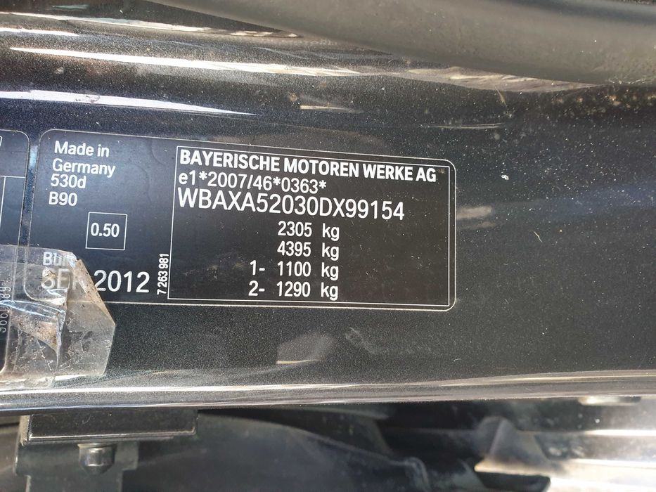 на части бмв ф10 530д н57н 258кс bmw f10 530d n57n 258hp m sport