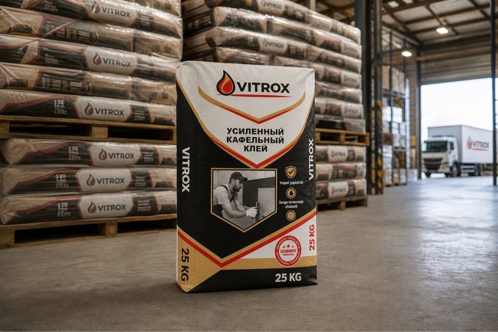 Kafel kleylar suxoy smeslar VITROX