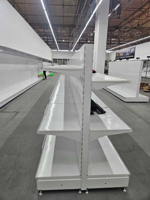 Двулицев стелаж с четири рафта