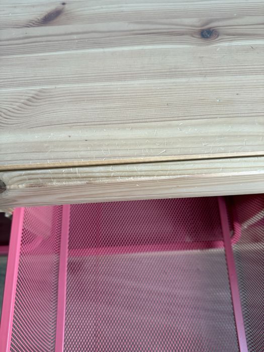 Dulap Trofast ikea copii + 6 cutii metal rosu