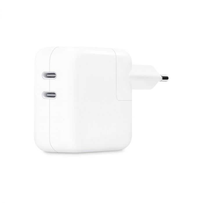 Adaptor Apple 35W Dual USB-C pentru iPhone  17 Pro Max, 17 Pro