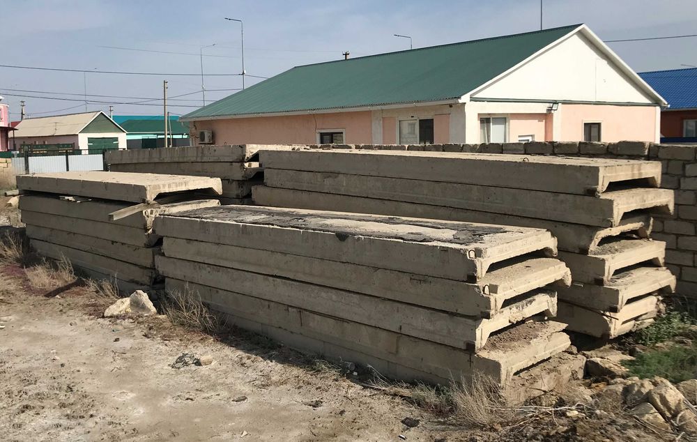 Плиты перекрытия 26 штук, 6 х 1,5 м, прочные, качественные, б/у