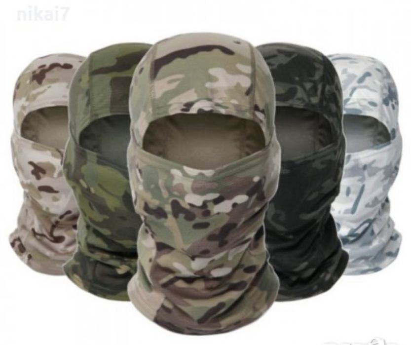 зимна топла термо поларена маска за лице тактическа туризъм лов ски