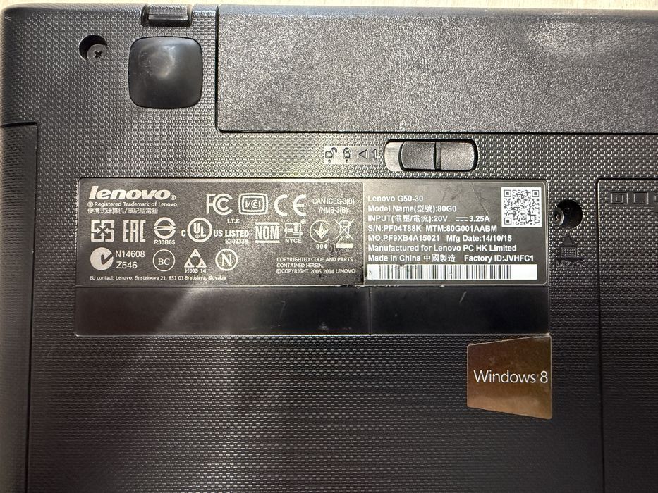 Lenovo G50-30 / Nvidia 820M / 8GB DDR3 / 500SSD