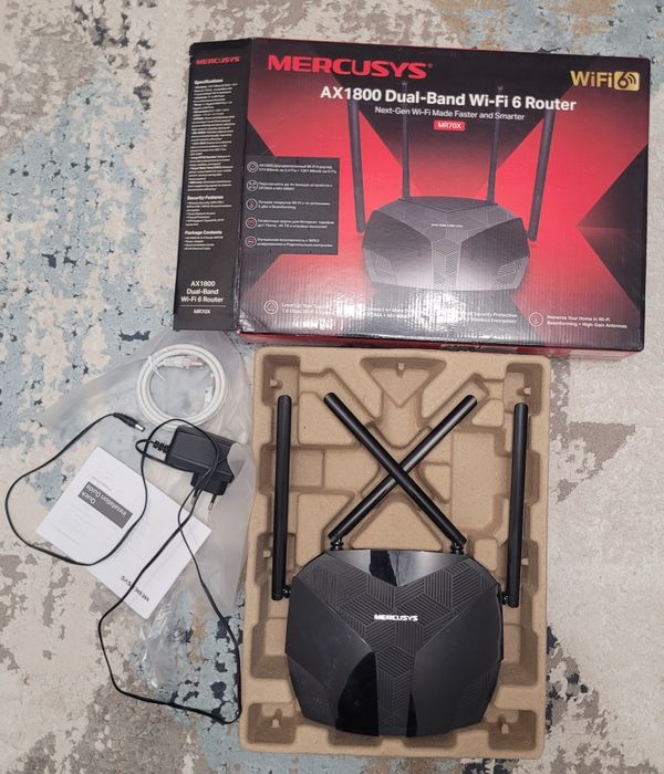 Роутер Mercusys AX 1800 Wi-Fi 6