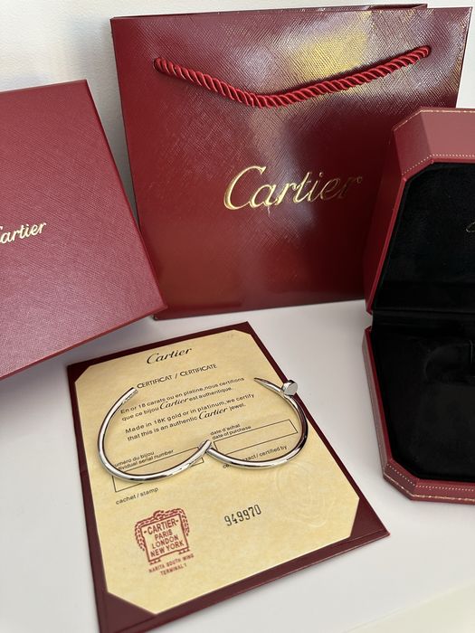Brățară Cartier Juste un Clou 19 White Gold 750 cu Cutie