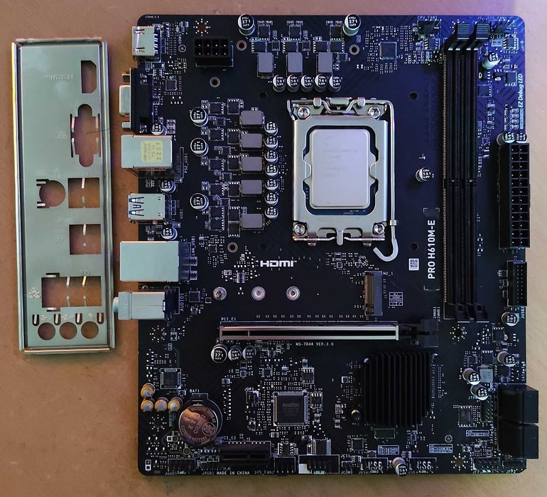 Kit i3 12100f + MSI PRO H610M-E