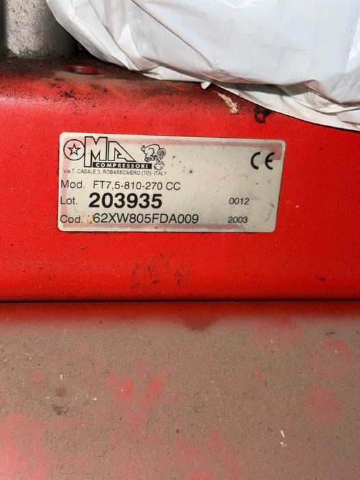 Compresor aer OMA 270L / 7,5 HP – Italia