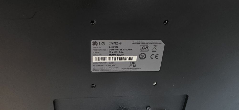 Monitor LG 24MP400