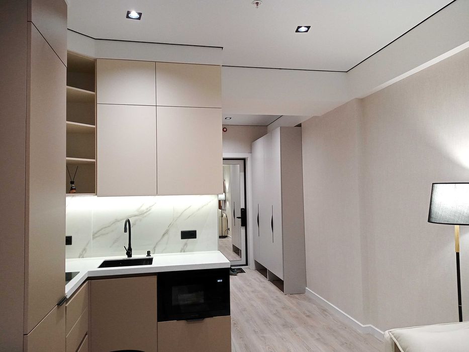 Yu  Предлагается в аренду студия на 5 этаже ЖК U-Tower евроремонт