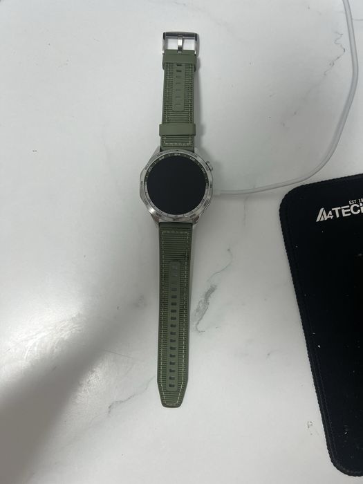 Smartwatch HUAWEI Watch GT 4, 46mm, GPS, Android/iOS, Green Woven Strap