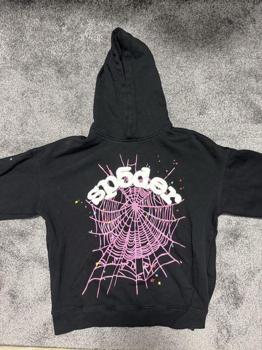 Sp5der Hoodie Черно