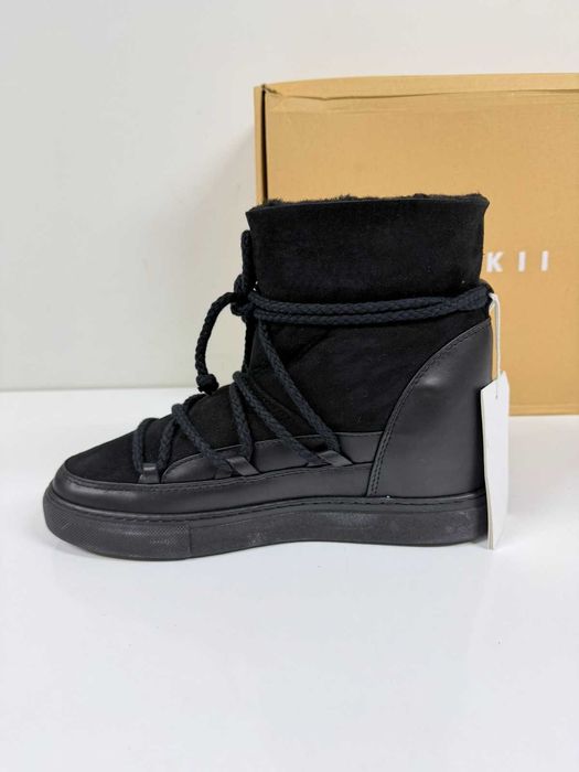 INUIKII Classic Wedge Black Winter Boots (Нови) - Размер 41 (26 см стелка)