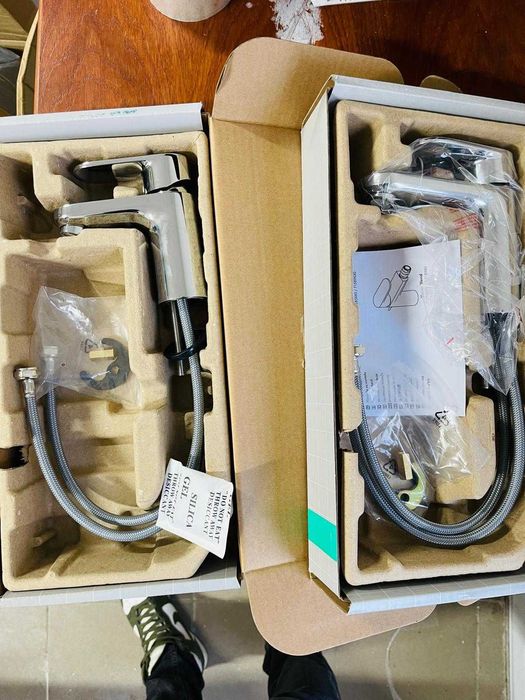 Baterie hansgrohe Vernis Blend cu înălțimea gura de scurgere de 100 mm