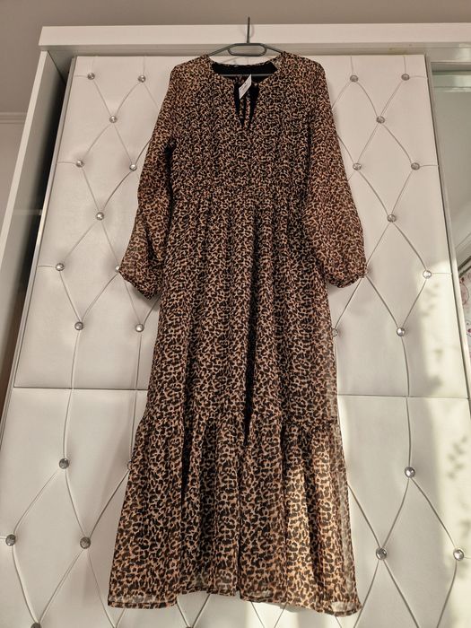 Rochie vaporoasa animal print
