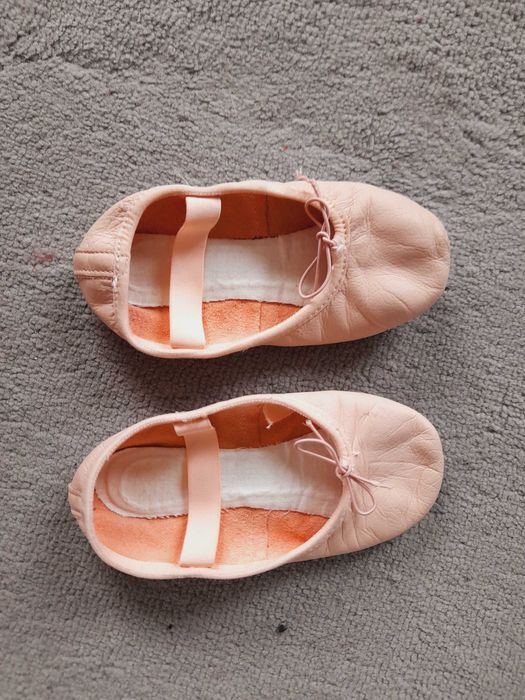 Детски Кожени туфли палци за балет пантофи за балет за начинаещи