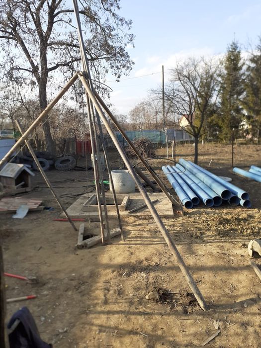 Foraje puțuri apa denisipări pilonii de sustinere