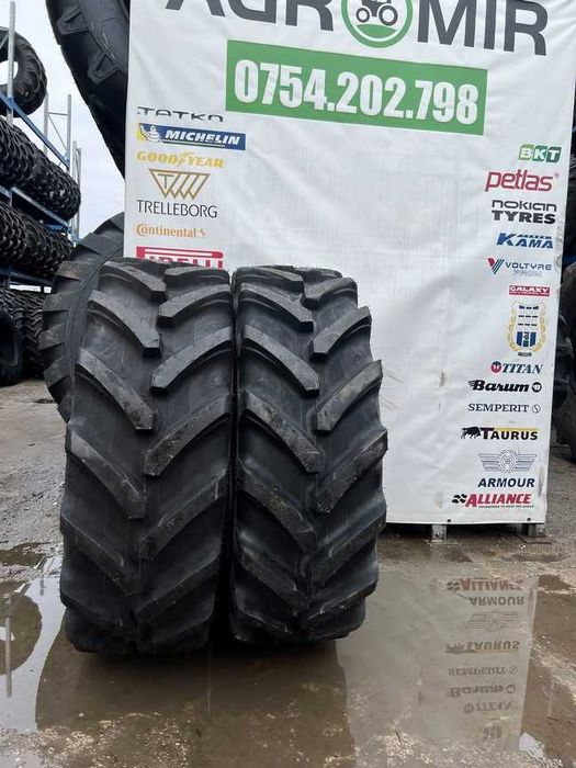 380/85 R24 cauciucuri noi Alliance pentru tractor John Deere