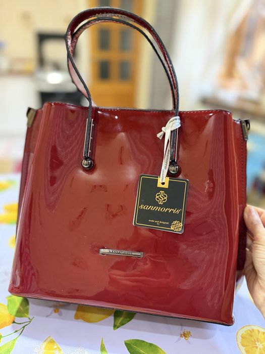 Сумка женская бардовый цвет новый