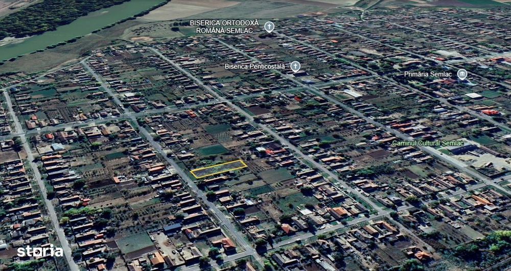 De vanzare Teren intravilan Semlac Arad 1344 mp