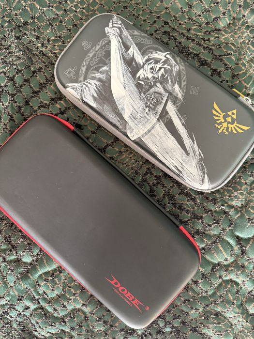 Nintendo Switch OLED Red Edition + Pro Controller + Cases | Like New