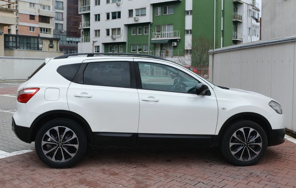 Nissan Qashqai Tekna 2014 1.6Dci 130CP Alb Perlat Xenon Alcantara