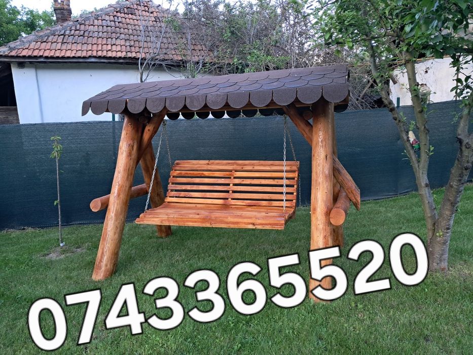 Balansoare mese rustice