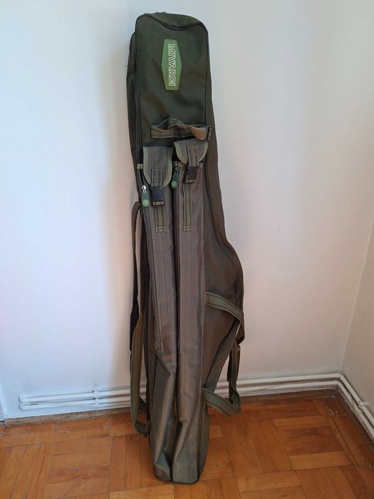 Lansete telescopice , mulinete și husa - stare perfectă