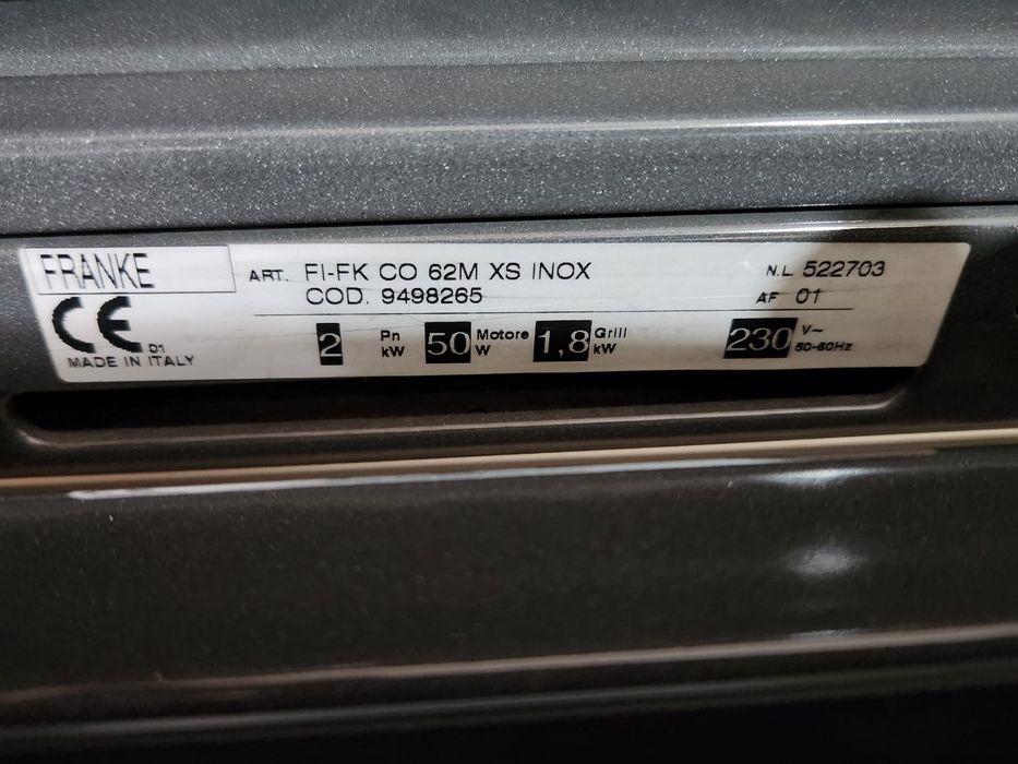 Cuptor electric franke 4 buc Nou