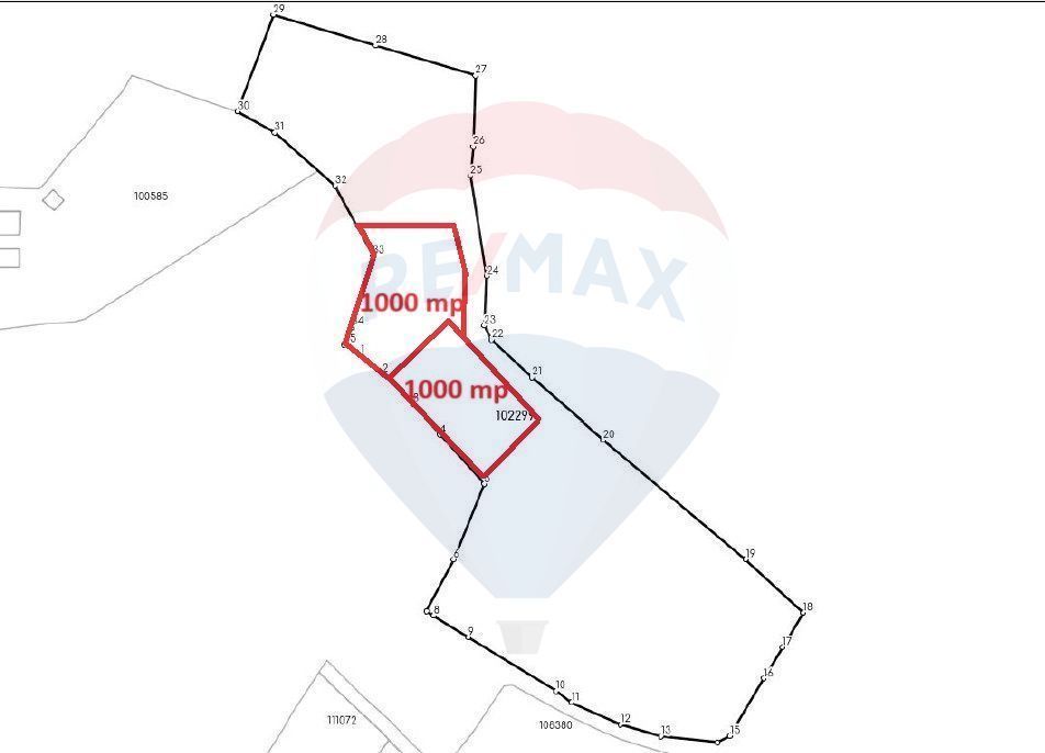 COMISION 0% | Teren 1,000mp Bran | Strada Clincea |