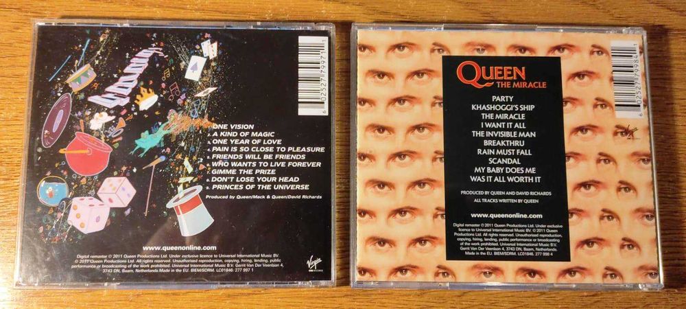 Vand CD-uri  originale cu  Queen