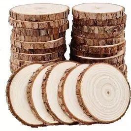 Rondele de mesteacăn pentru decor