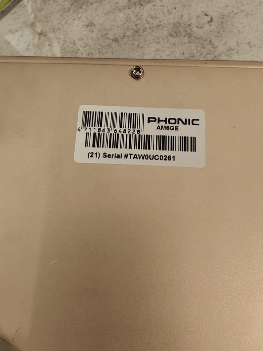Mixer Phonic AM6GE gold edition