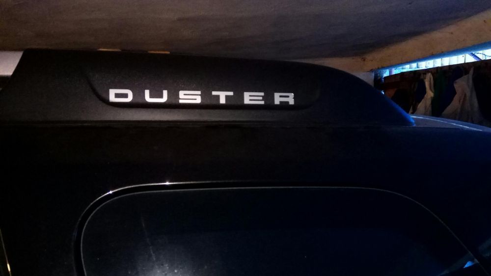 Sticker logo Dacia Duster_ capota/ barile longitudinale, 4WD