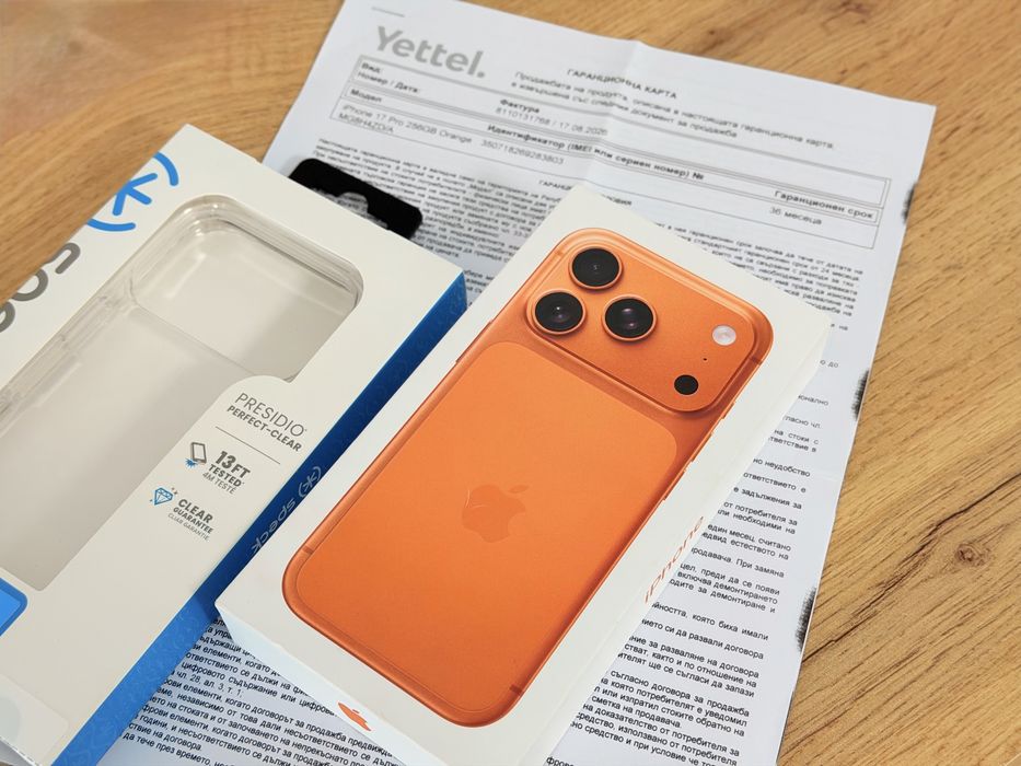 iPhone 17 Pro 3 години гаранция!!!