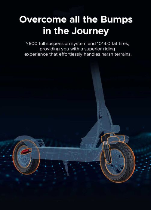 Trotineta electrica, ENGWE Y600, motor 600W in plus baterie noua/piese