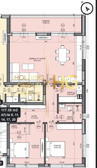 Продава се Тристаен апартамент в Варна, Галата - 133 кв.м за 1522 €/кв.м - Снимка #1
