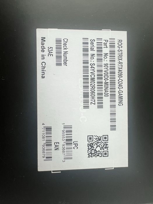 Asus ROG Strix RTX 4090 24GB GDDR6X OC
