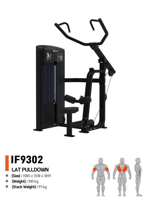 Фитнес Уред за  Гръб – Lat Pulldown IF9302
