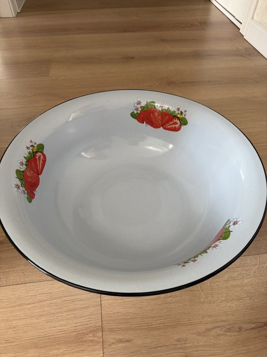 Эмаль таз для еды/леген