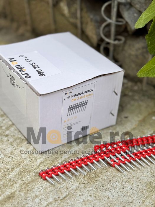 Consumabile DeWalt | Cuie beton | Dimensiuni 3.0x19–32 mm