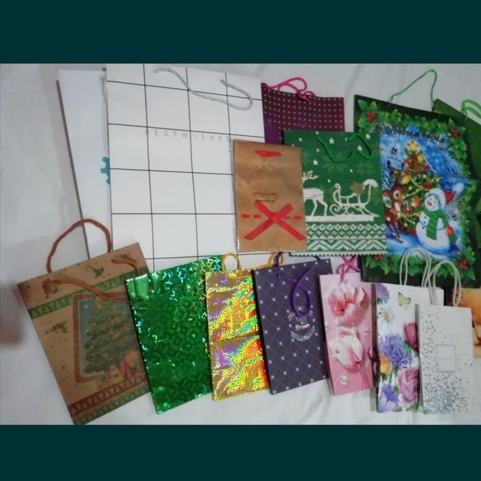 Праздничные пакеты. Цена за всё.