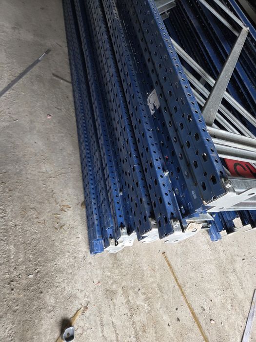 rafturi metalice,raft , rafturi depozitare,cu polite zincate,7 buc